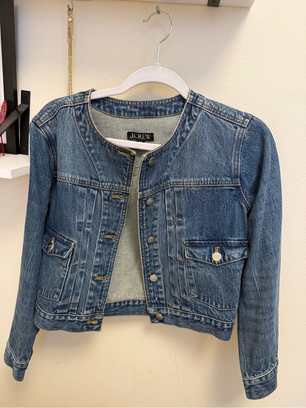 J.Crew Kids Medium Blue Denim Jacket - Button-Front